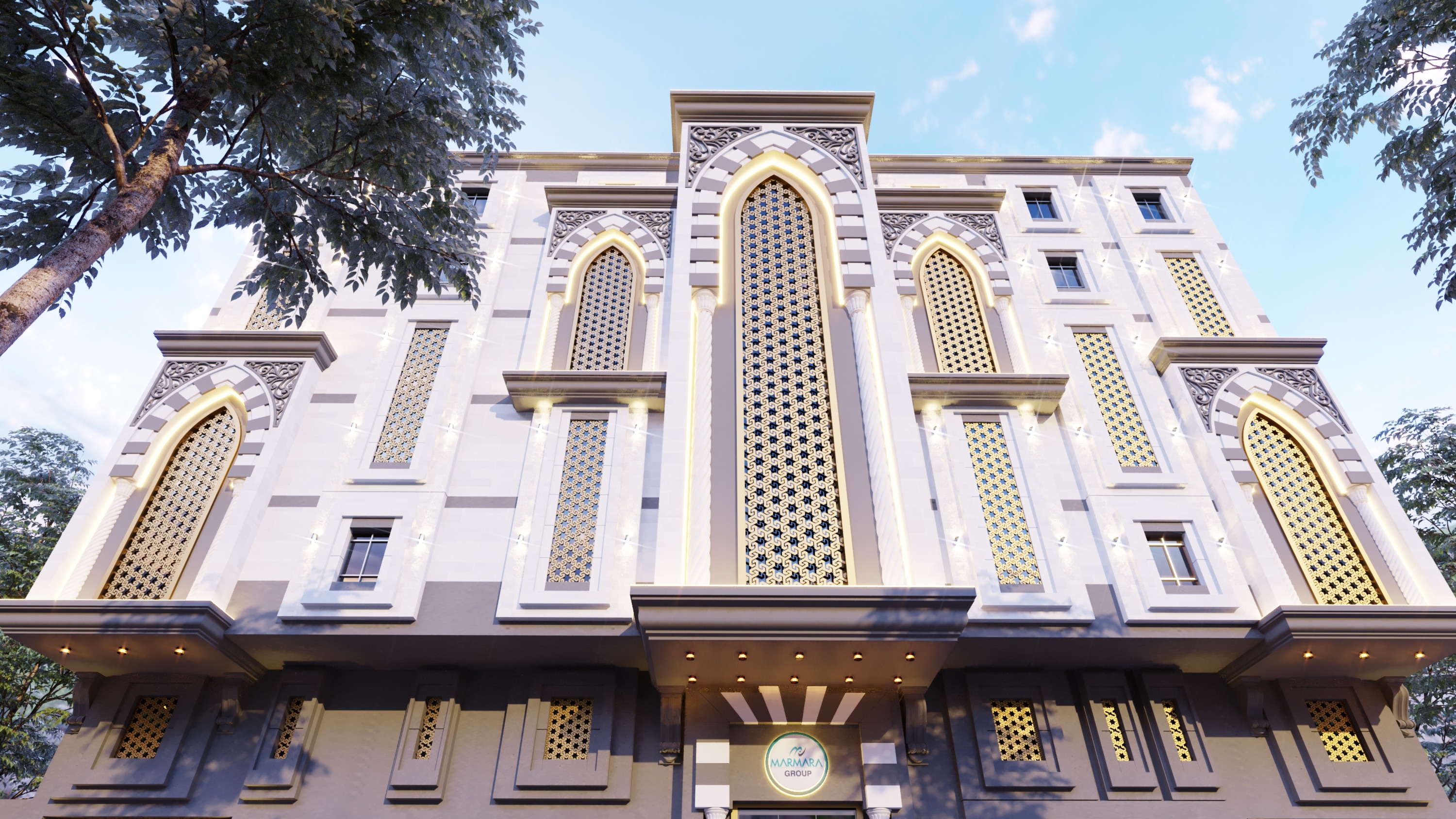 مبنى معماري حديث