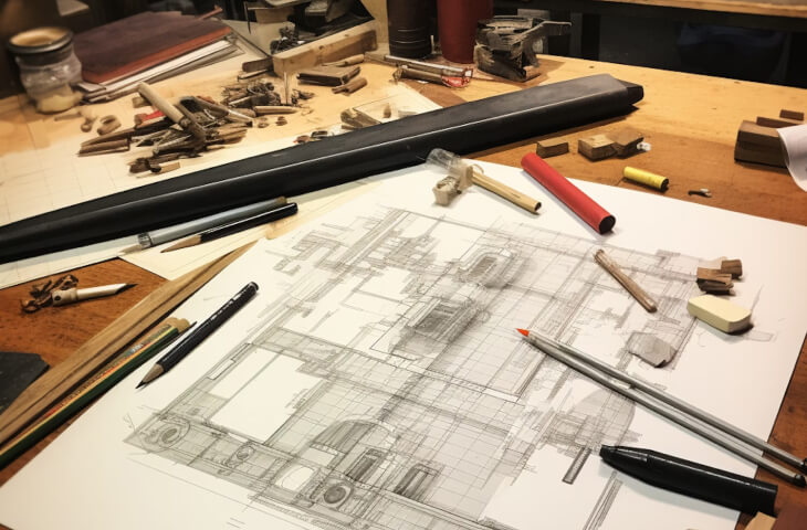 التصميم الداخلي والخارجي